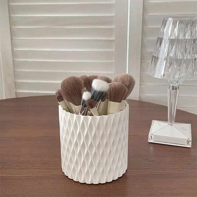 Makeup Bucket Organizer, Multifunctional Rotating Pencil Makeup Brush Holder, Hollow Multiuse Organizer, Non-slip Round Multi Grid Desktop Sundries Pencil Holder, Lipstick Eyebrow Pencil Holder, Desktop Makeup Brush Storage Bucket Makeup Bucket Organizer, Multifunctional Rotating Pencil Makeup Brush Holder, Hollow Multiuse Organizer, Non-slip Round Multi Grid Desktop Sundries Pencil Holder, Lipstick Eyebrow Pencil Holder, Desktop Makeup Brush Storage Bucket